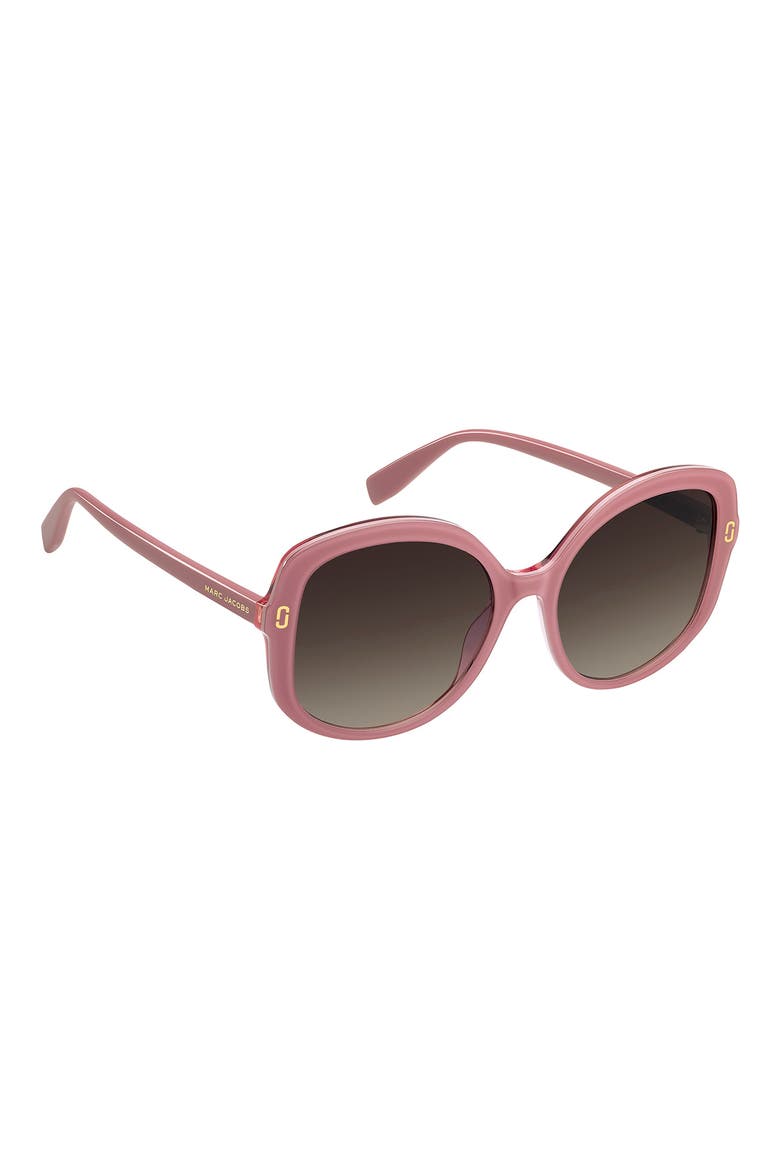 56mm Gradient Round Sunglasses, Alternate, color, 035J-HA