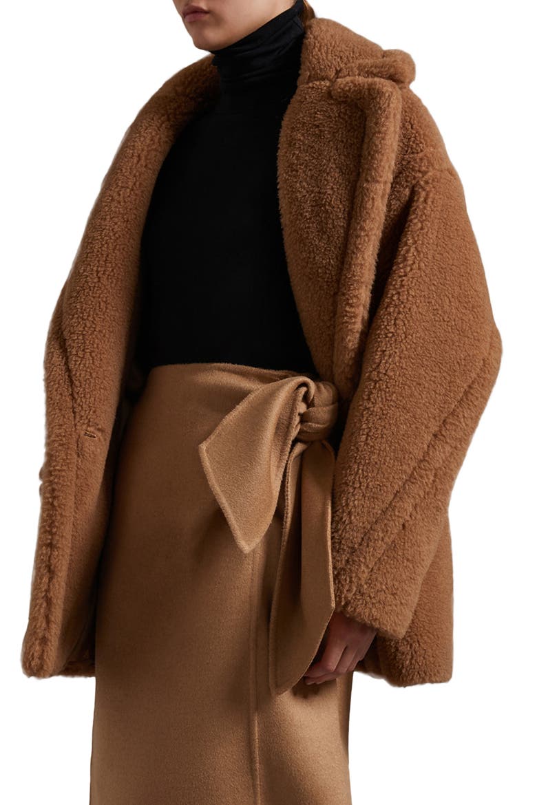 Dramma Teddy Jacket, Alternate, color, CAMEL