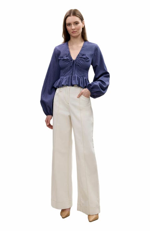 Allegra Stripe Blouse