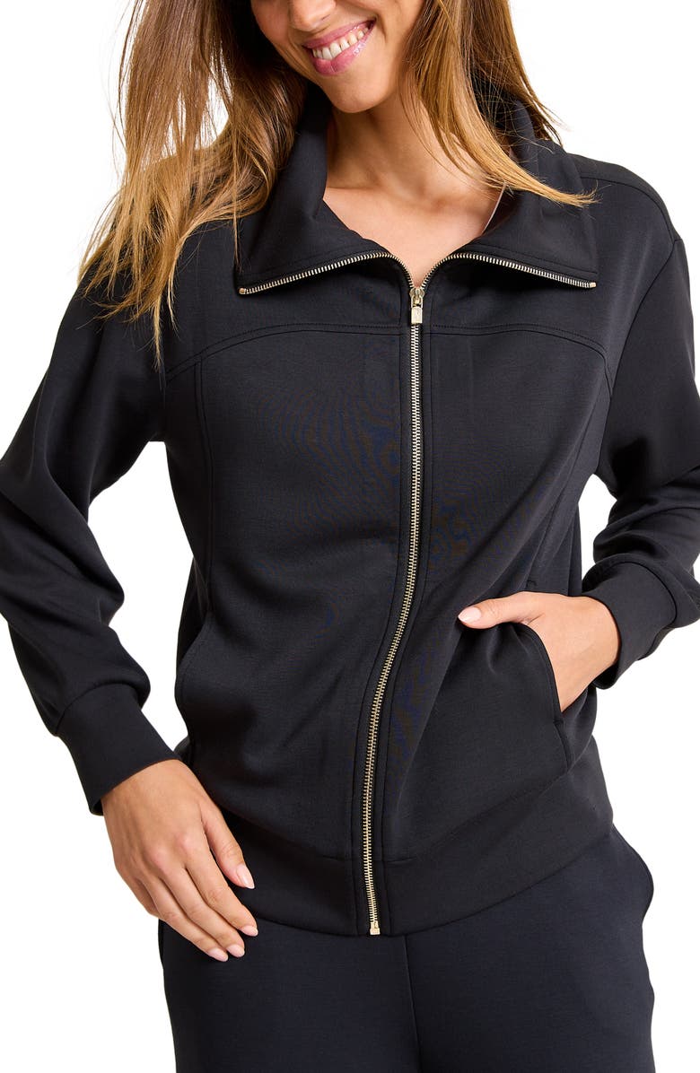 Tommy Bahama Palm Voyage Zip-Up Sweatshirt Jacket, Main, color,