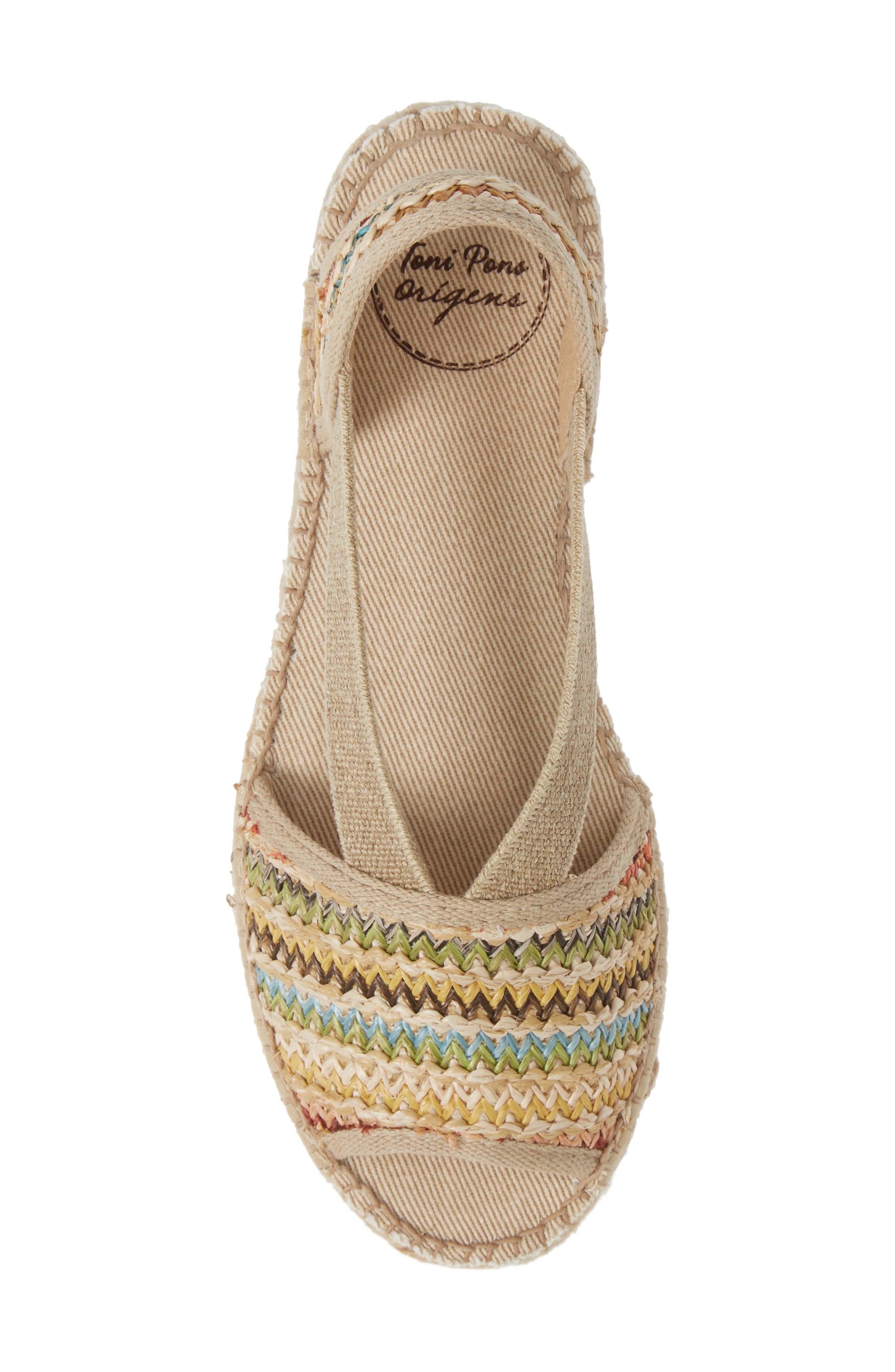 Estel Espadrille Wedge Sandal, Alternate, color, MULTI FABRIC