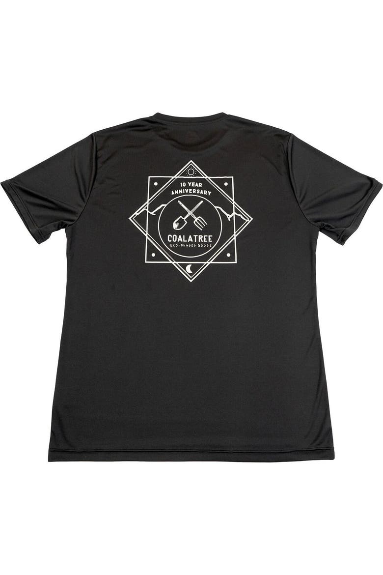 Unisex Quick Dry Short-Sleeve T-Shirt, Main, color, Black
