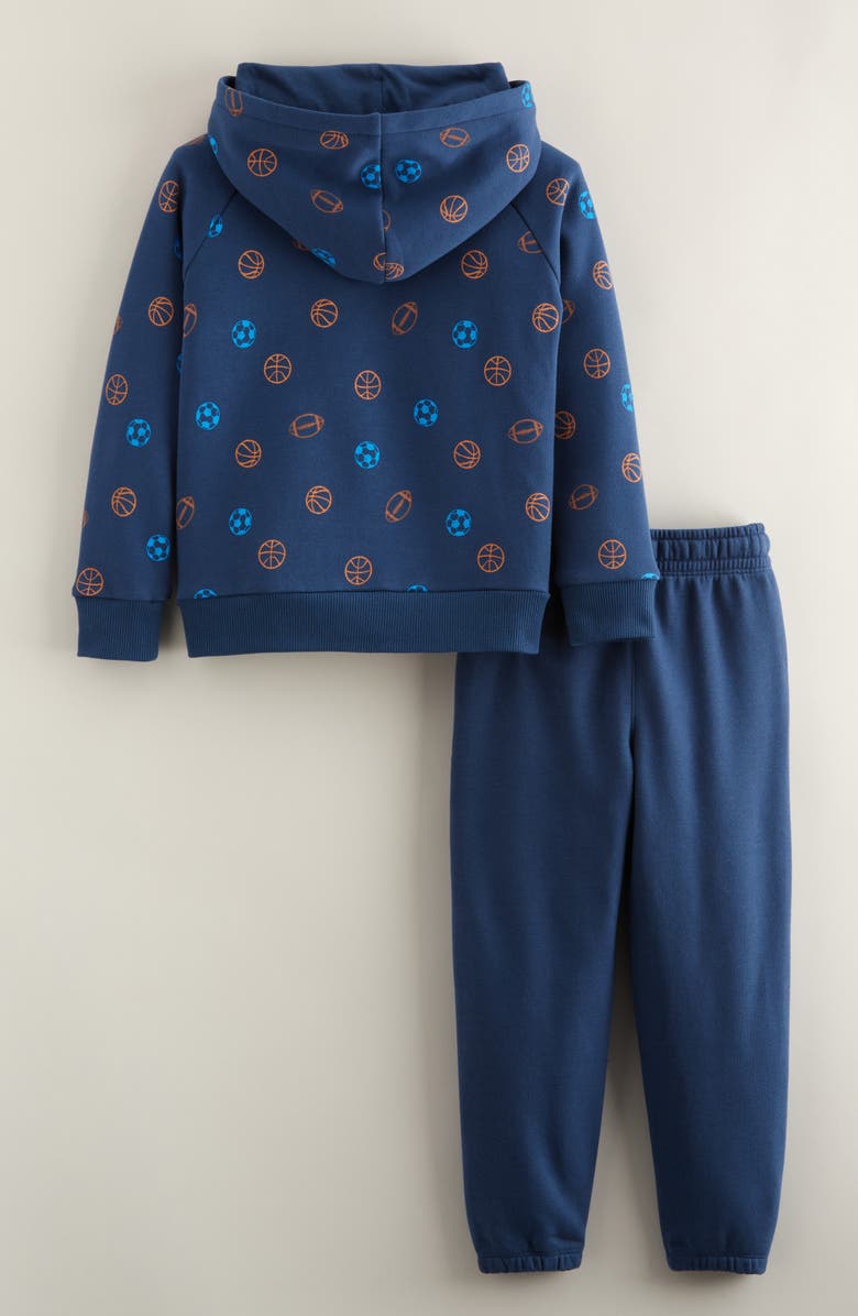 Tucker + Tate Kids' Hoodie & Joggers Set, Alternate, color, Navy Denim Sports Ball