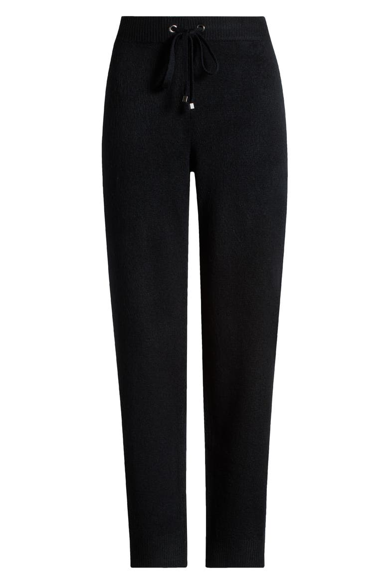 Knit Joggers, Alternate, color, RICH BLACK