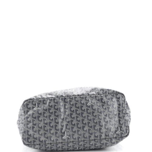 Pre-owned Goyard  Goyard Saint Louis Tote Coated Canvas Xxl In Gray