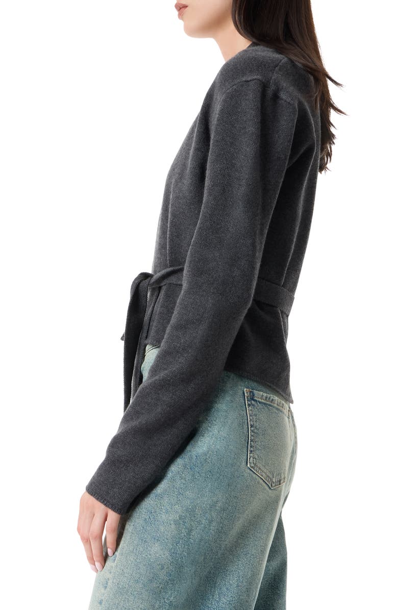 Robert Rodriguez Florence Open Front Tie Waist Cardigan, Alternate, color, Flannel