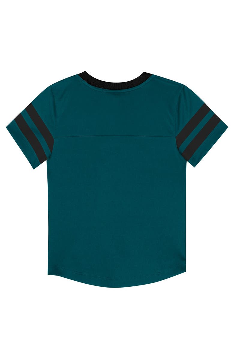 Outerstuff Toddler Outerstuff Green/Black Philadelphia Eagles Red Zone V-Neck T-Shirt & Pants Set, Alternate, color, Green