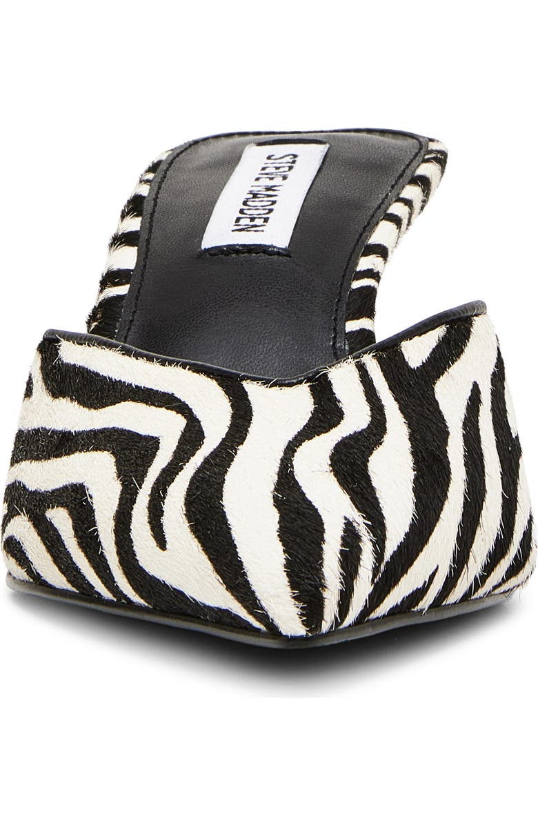 Steve Madden Mod-A Leopard Print Genuine Calf Hair Mule, Alternate, color,