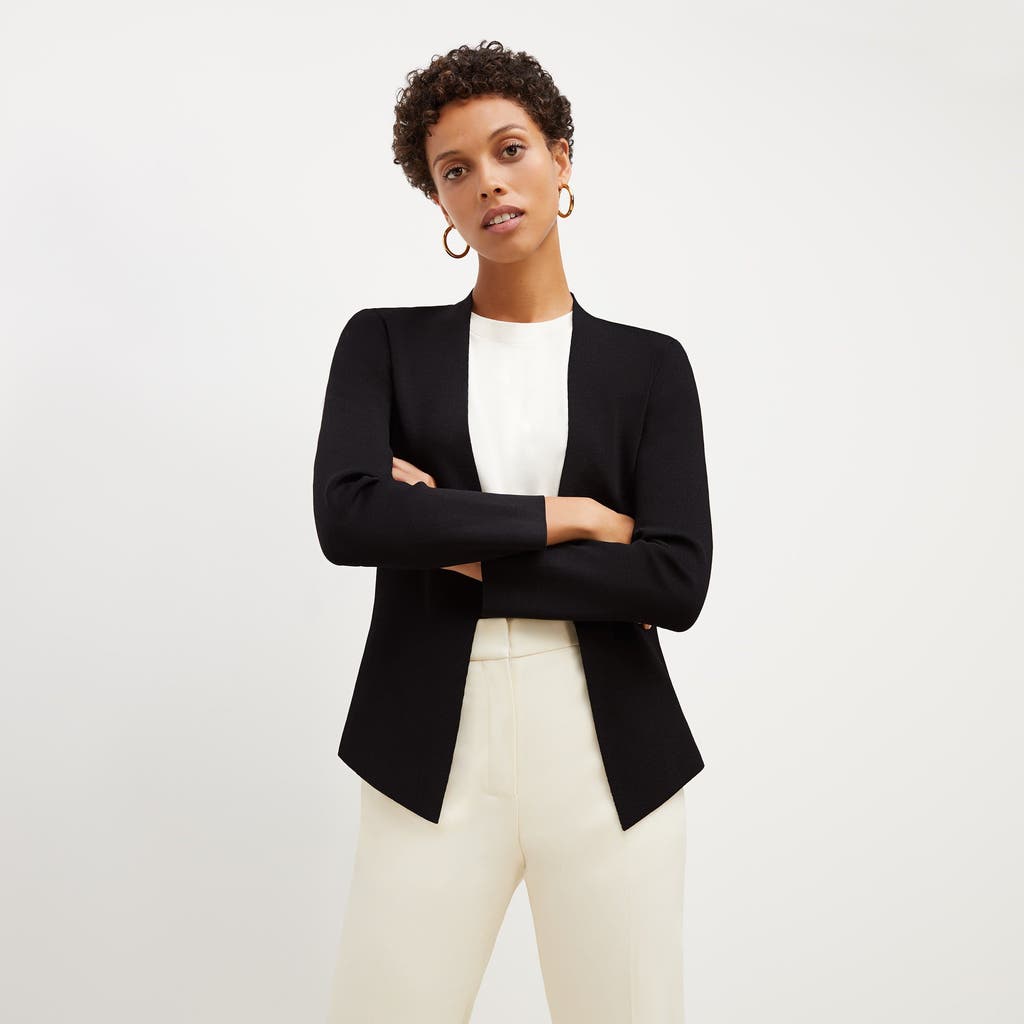 M.m.lafleur Woolf Jardigan In Black