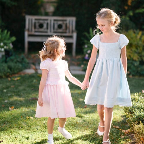 HOPE & HENRY HOPE & HENRY GIRLS' ORGANIC SATEEN FLOWER GIRL DRESS, KIDS