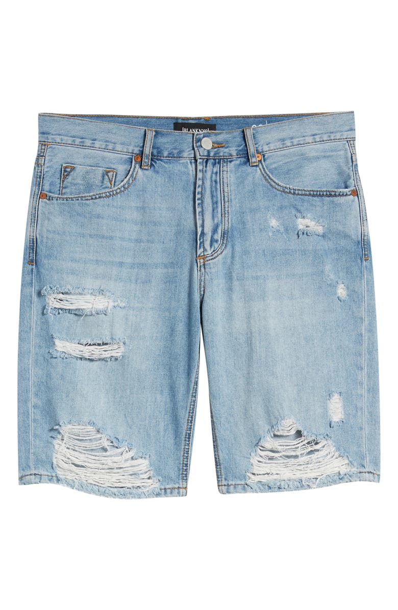 BLANKNYC Ripped Denim Shorts, Alternate, color,