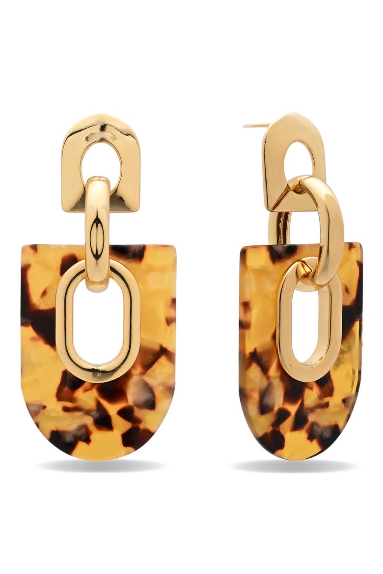 Yvette Statement Drop Earrings, Main, color, GOLD