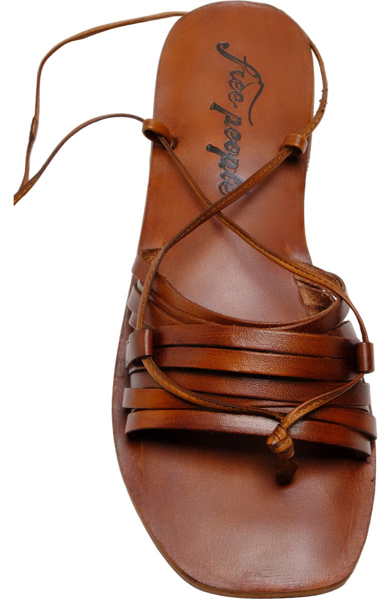 Free People Cami Huarache Wrap Sandal, Alternate, color,