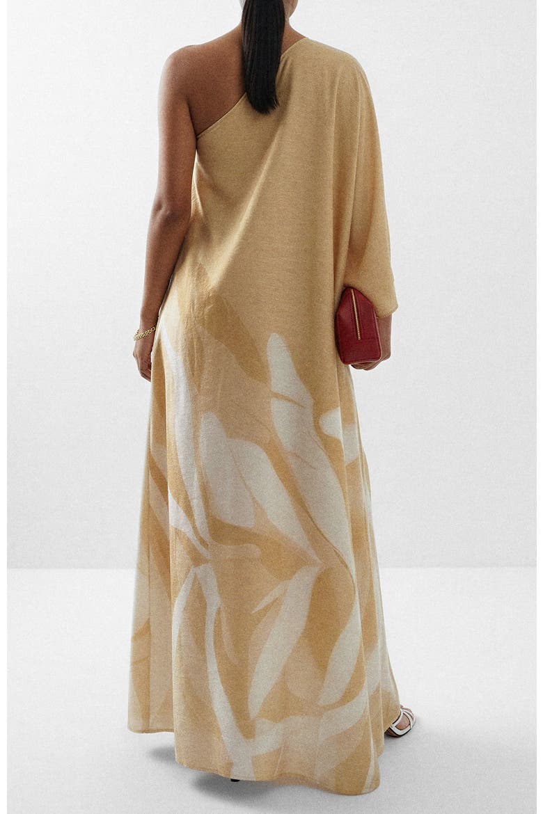 One-Shoulder Satu Dress Rocio, Alternate, color, Rocio Yellow