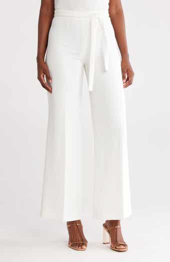 Elie Tahari The Brianne Tie Waist Wide Leg Pants