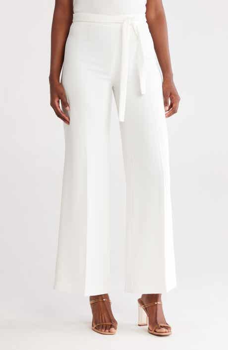 Elie Tahari The Brianne Tie Waist Wide Leg Pants