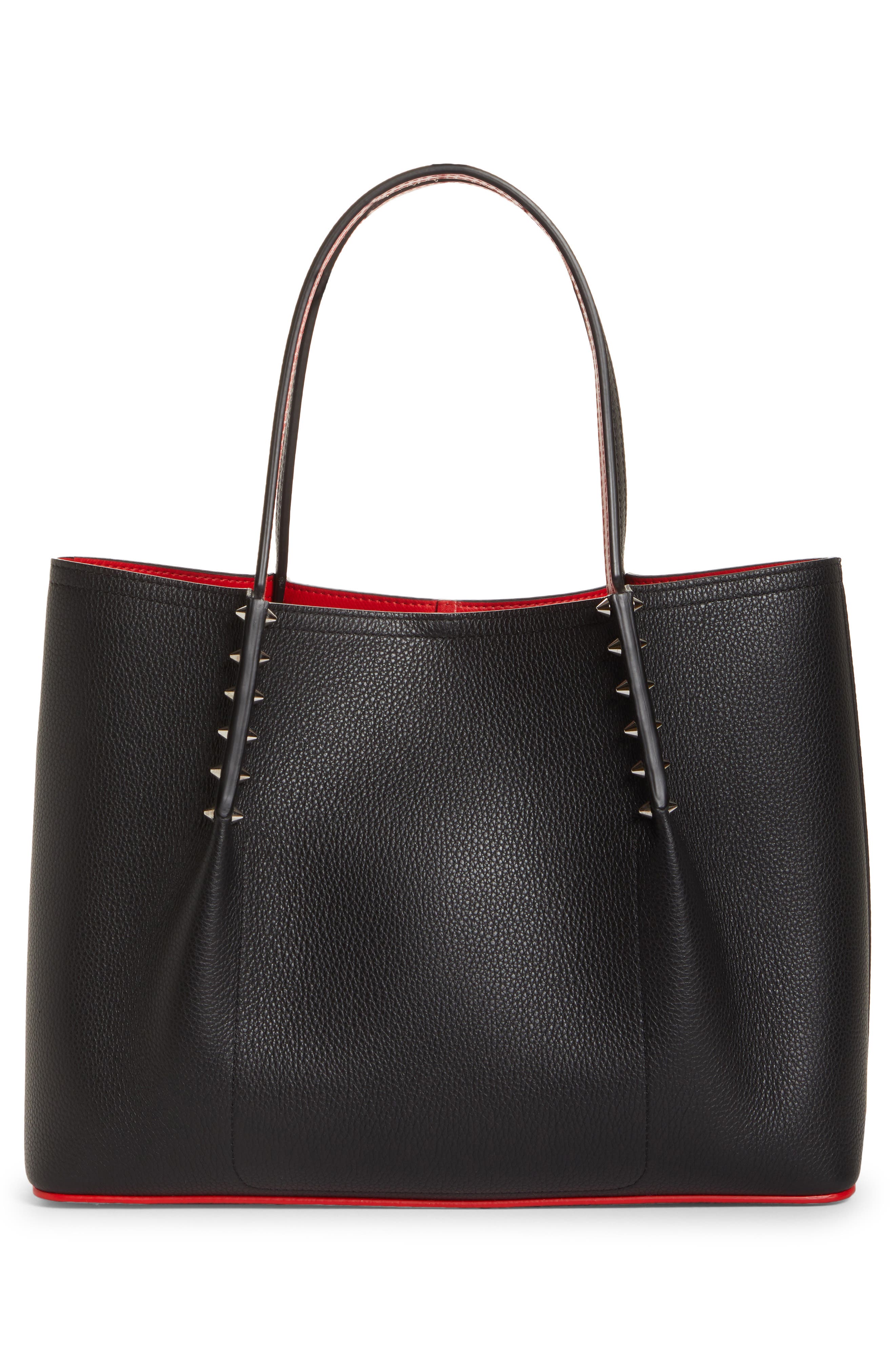 Christian Louboutin Small Cabarock Empire Calfskin Tote, Alternate, color, 
