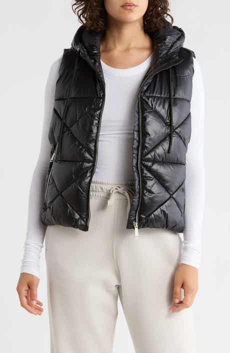 CALVIN KLEIN PERFORMANCE Hooded Diamond Quilted Vest