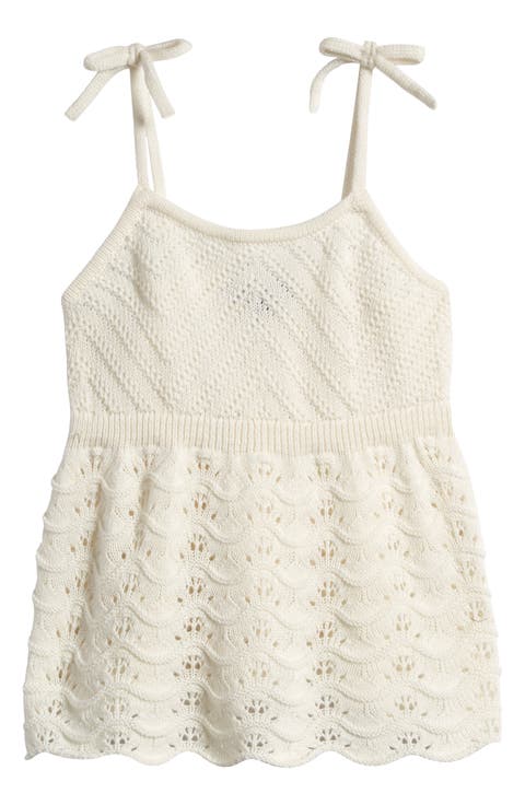 Kids' Open Stitch Peplum Tank Top (Big Kid)