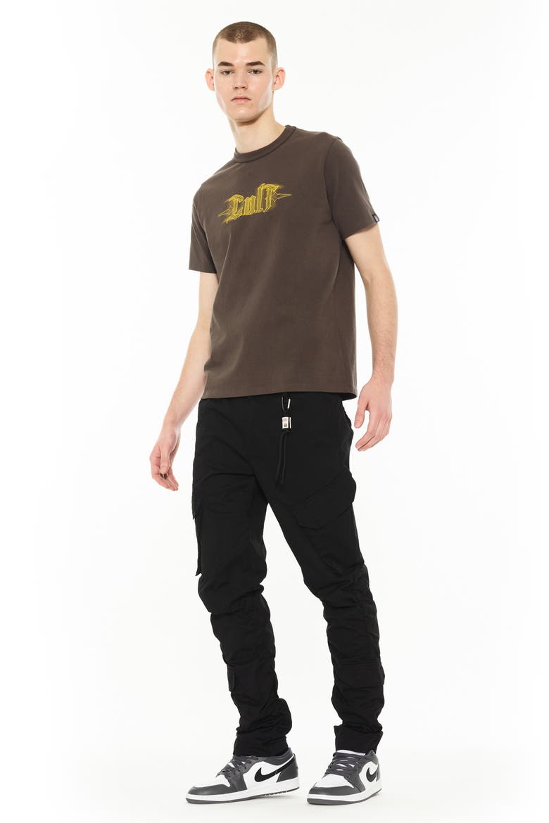 Rocker 606 Cargo Jeans, Alternate, color, BLACK