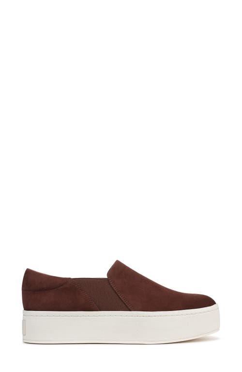 Vince Warren Platform Slip-on Sneaker In Brown