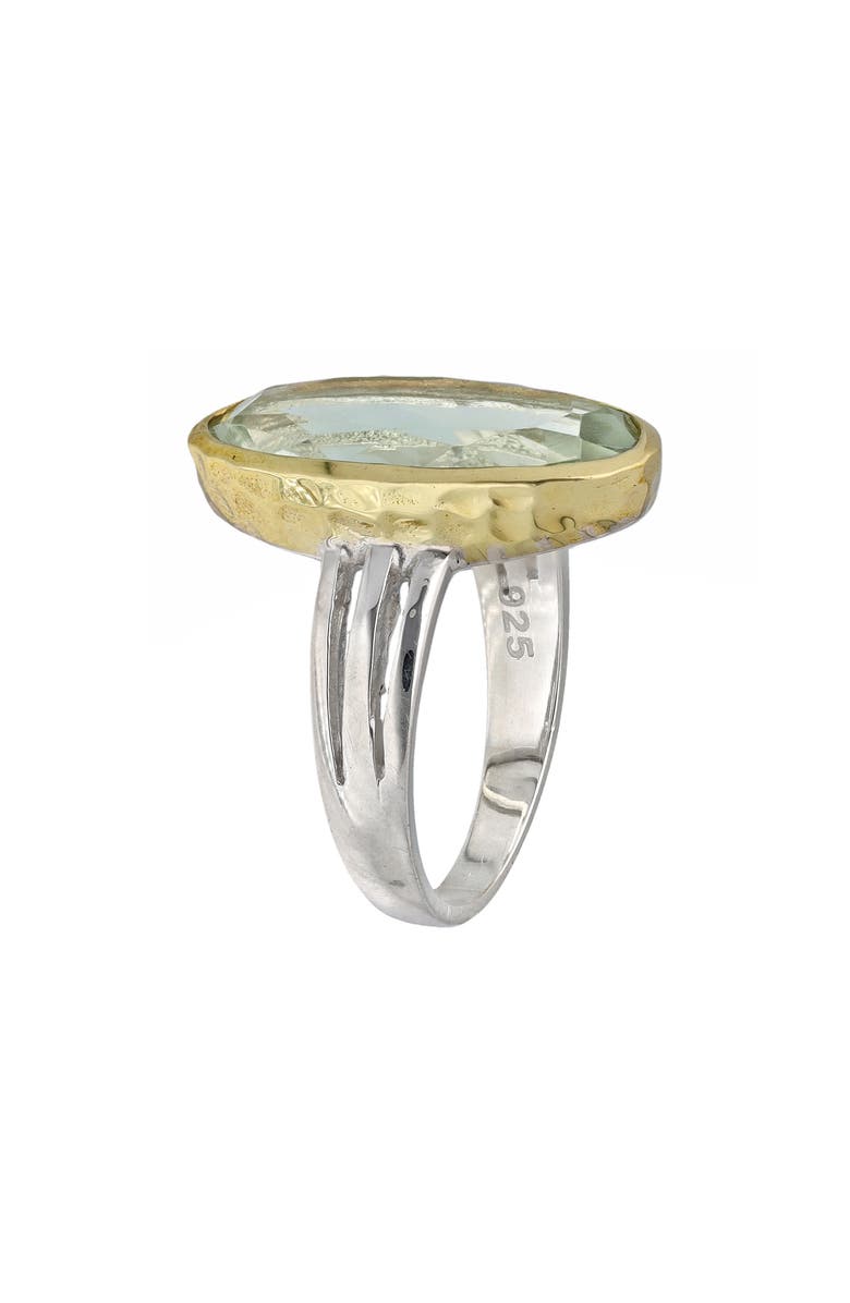 YS GEMS Green Amethyst Oval Ring, Alternate, color, Green