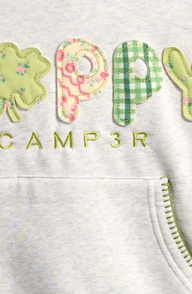 HAPPY CAMP3R Kids' Lucky Girl Hoodie, Alternate, color, Heather Gray