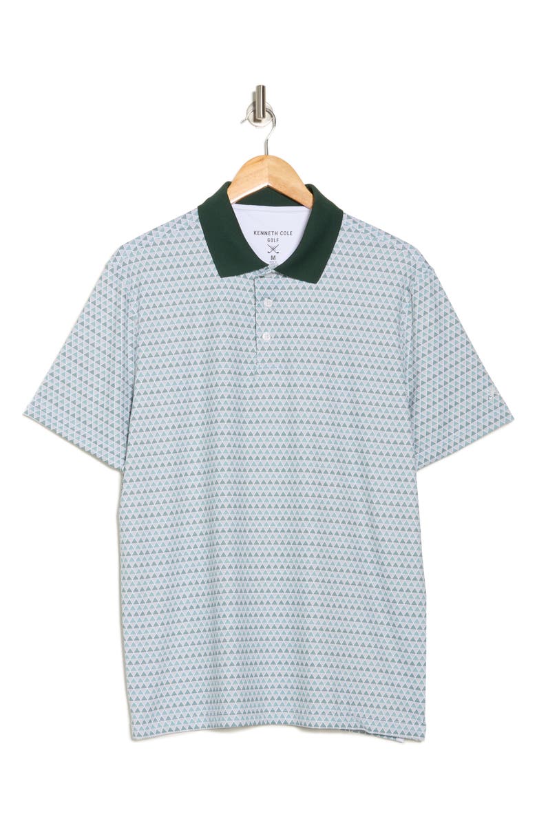 Kenneth Cole Printed Golf Polo, Alternate, color, 
