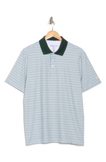 Kenneth Cole Printed Golf Polo