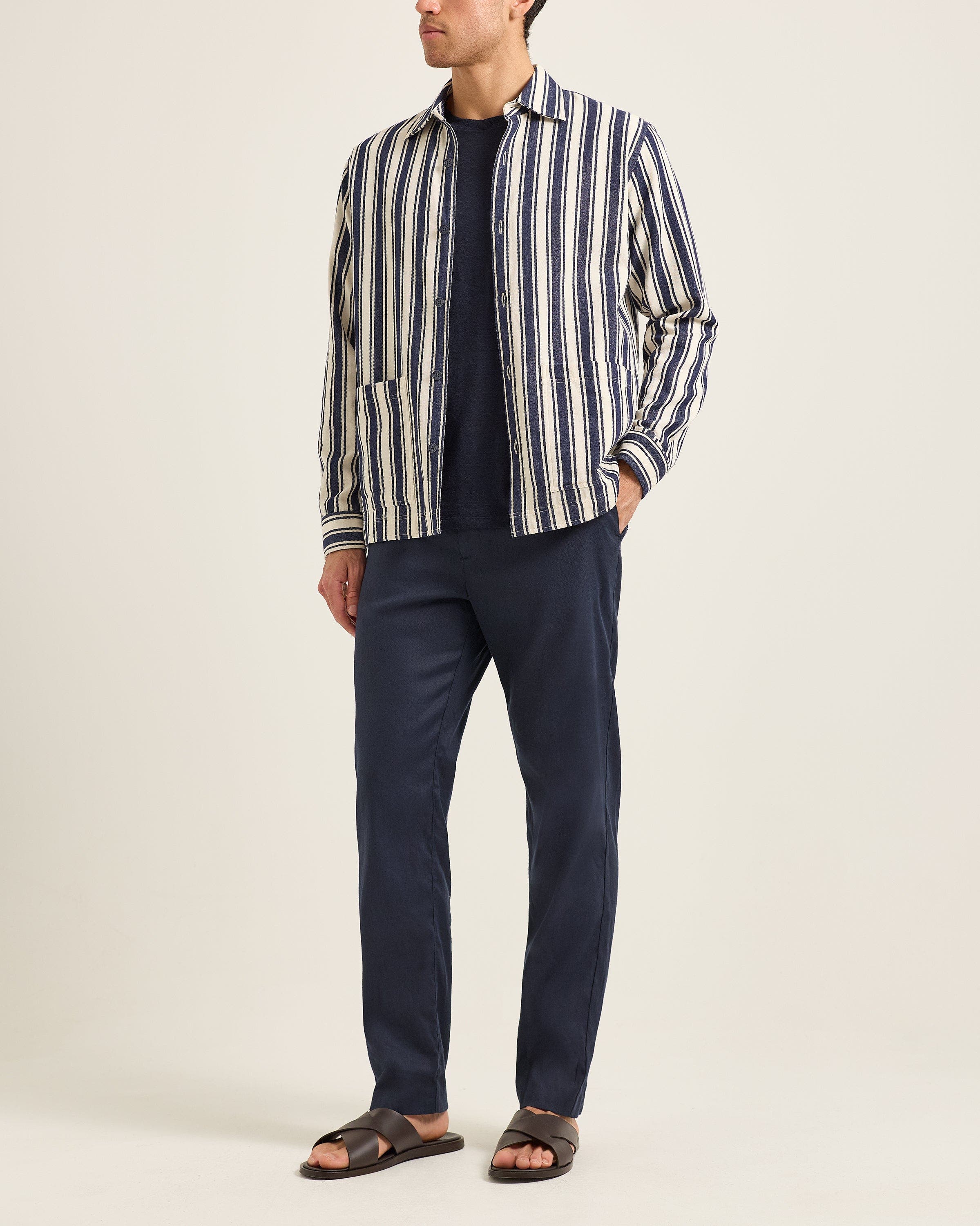 selected Shore Blue/Chai