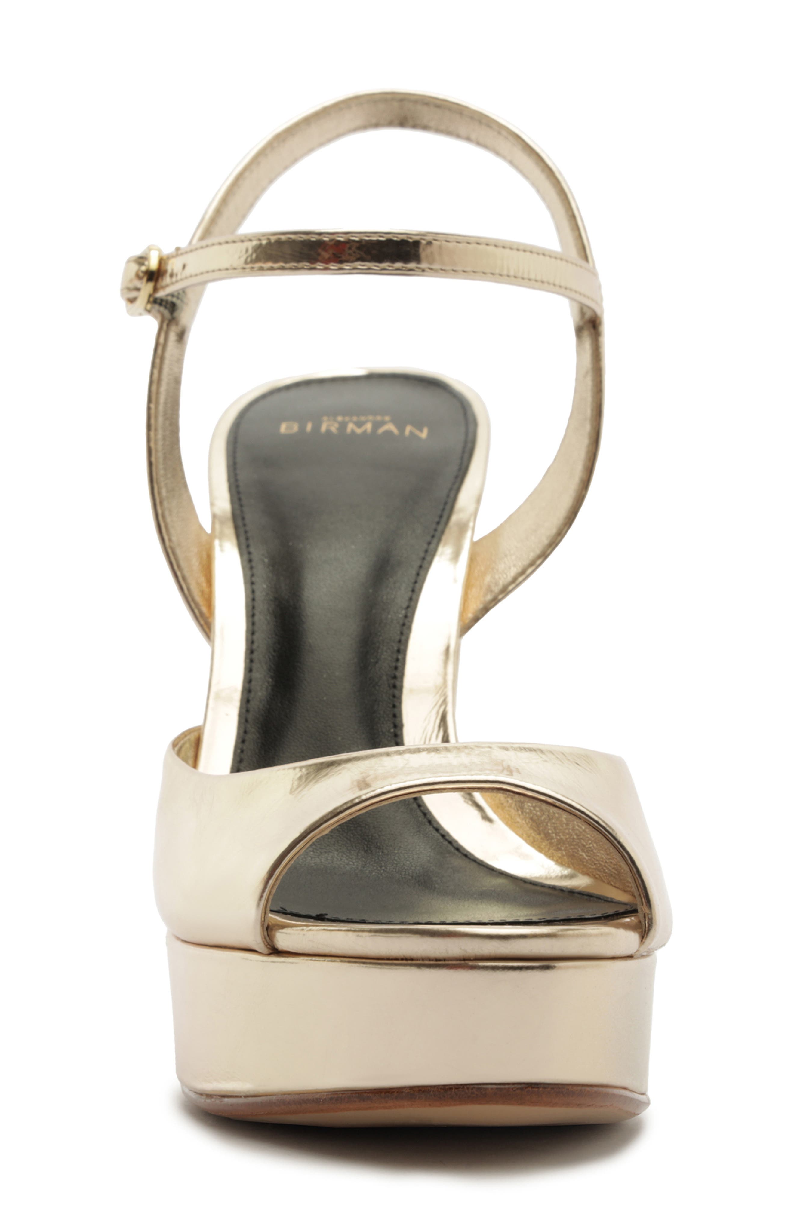 Alexandre Birman Amy Platform Sandal, Alternate, color, Golden