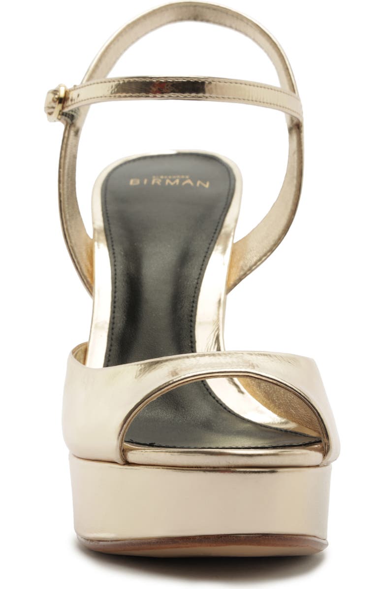Alexandre Birman Amy Platform Sandal, Alternate, color, Golden