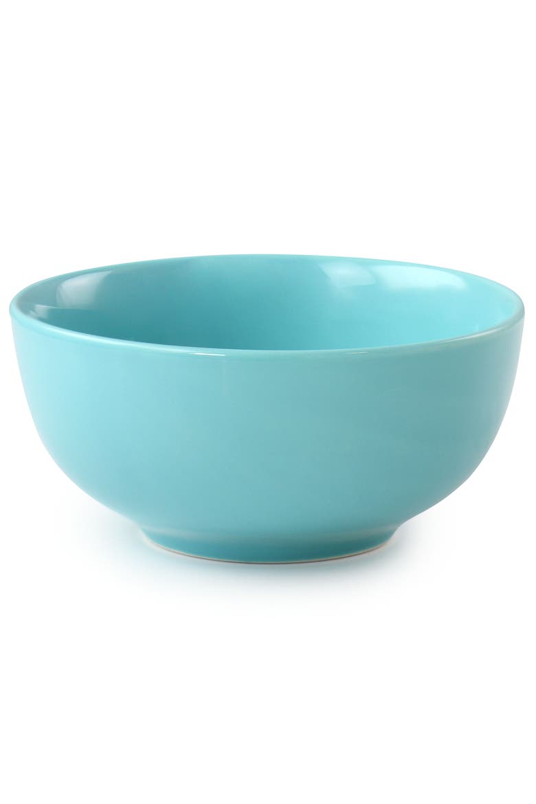 Luna 18 Piece Porcelain Dinnerware Set, Alternate, color, Blue