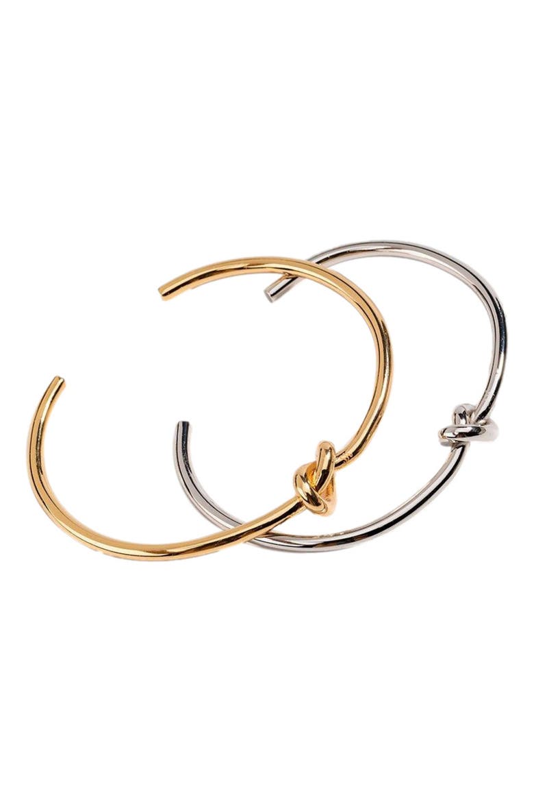 Love Knot Bracelet -Gold Knot Bracelet, Alternate, color, Silver