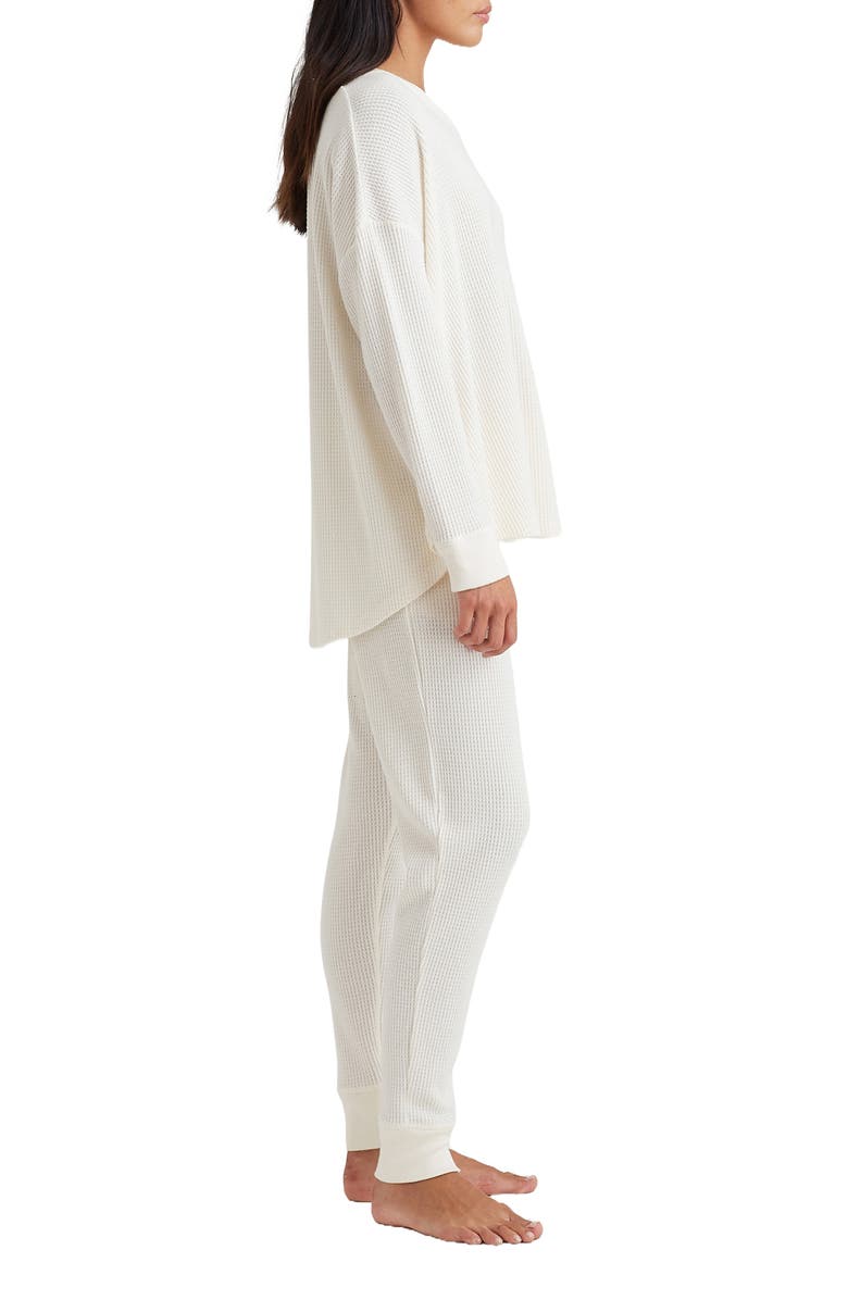 Papinelle Waffle Knit Pajamas, Alternate, color, 