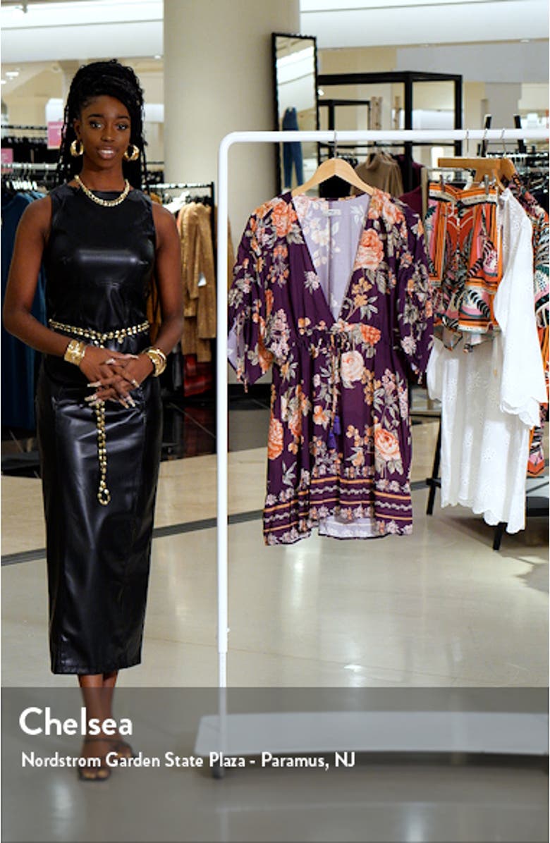 Divinity Vintage Flower Cover-Up Dress, sales video thumbnail