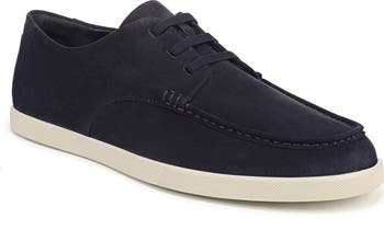 VINCE Mens Spencer NEW Size 12 EU46 Oxford Sneakers Navy Blue Suede Lace Up Spencer - Antique Rosewood / Navy Suede | Barker Shoes USA main image 3