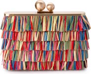 Olga Berg Carlita Carvinale Fringe Clutch