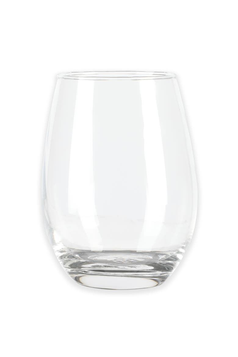 Farrow 4-Pack 18 oz Stemless Wine Glasses, Alternate, color, Multicolor