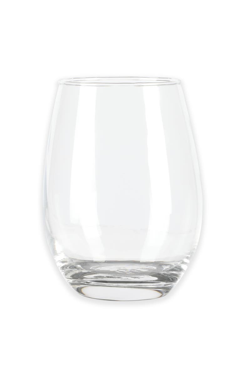 MARTHA STEWART Farrow 4-Pack 18 oz Stemless Wine Glasses, Alternate, color, Multicolor