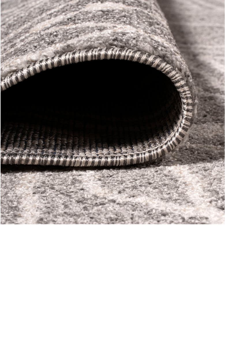 JONATHAN Y Rih Moroccan Style Diamond Area Rug, Alternate, color, Gray/Ivory