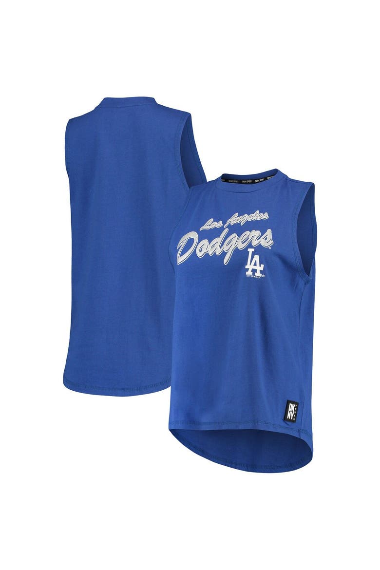 Women's DKNY Sport Royal Los Angeles Dodgers Marcie Tank Top, Alternate, color, Royal