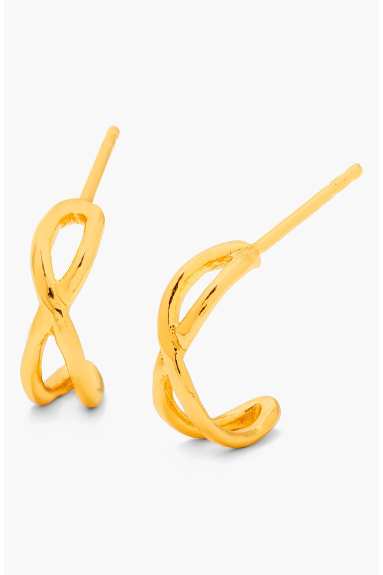 'Elea' Mini Hoop Earrings, Main, color, GOLD