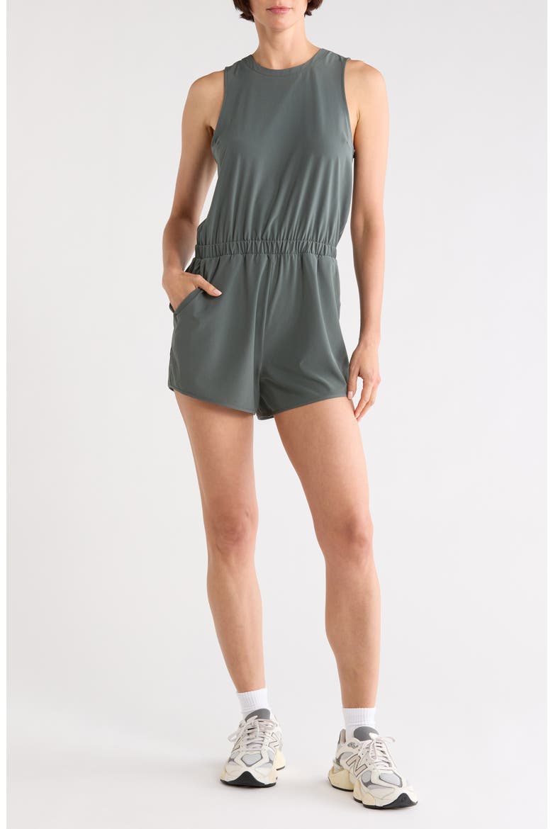 Interval Romper, Main, color, GREEN URBAN
