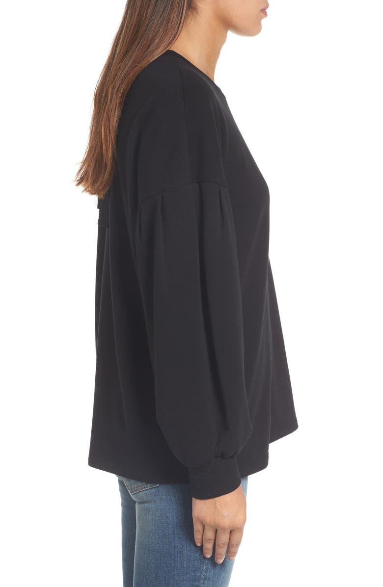 Pleione Tie Back Sweatshirt, Alternate, color, 
