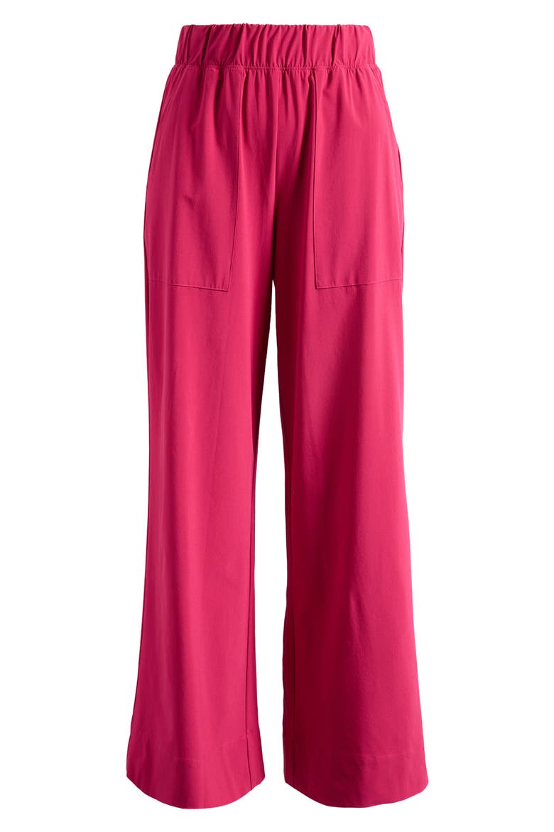 Wide Leg Utility Pants, Alternate, color, SANGRIA