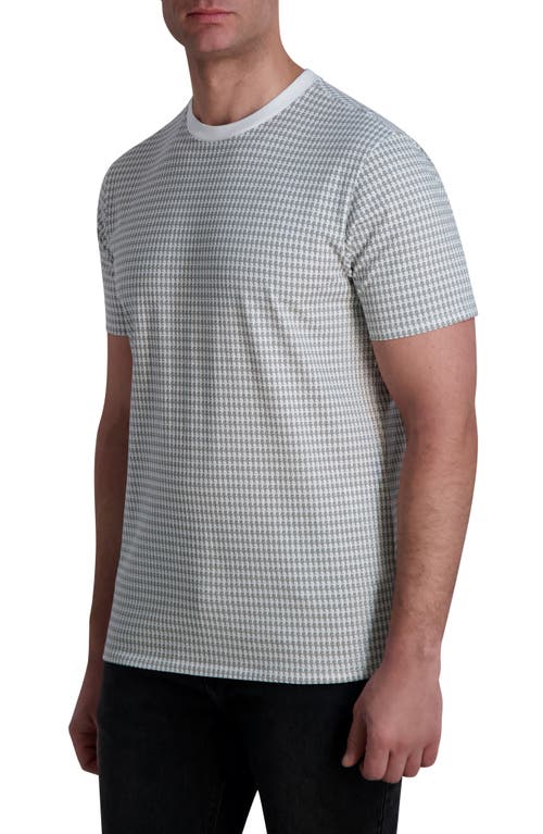 Karl Lagerfeld Paris Karltooth Graphic T-shirt In Light Grey