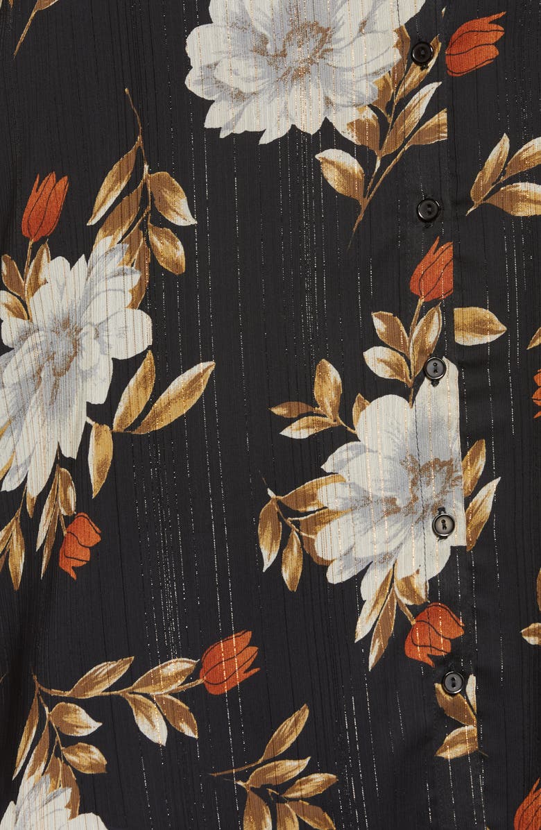 ASTR the Label Floral V-Neck Top, Alternate, color,