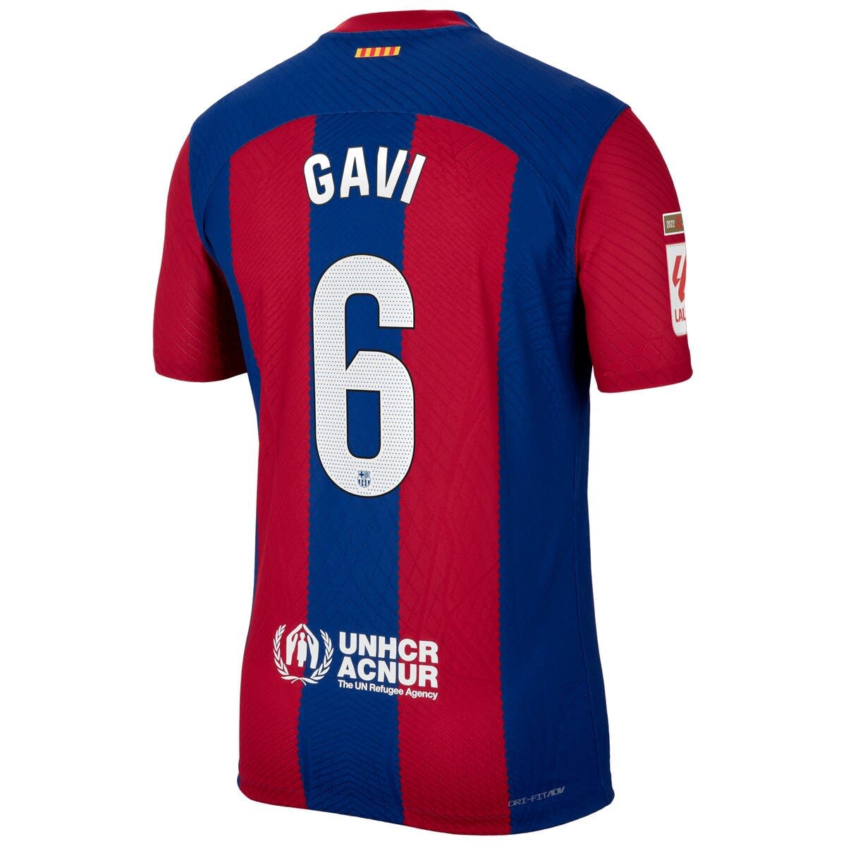 Nike Men's Nike Gavi Royal Barcelona 2023/24 Home Match Authentic