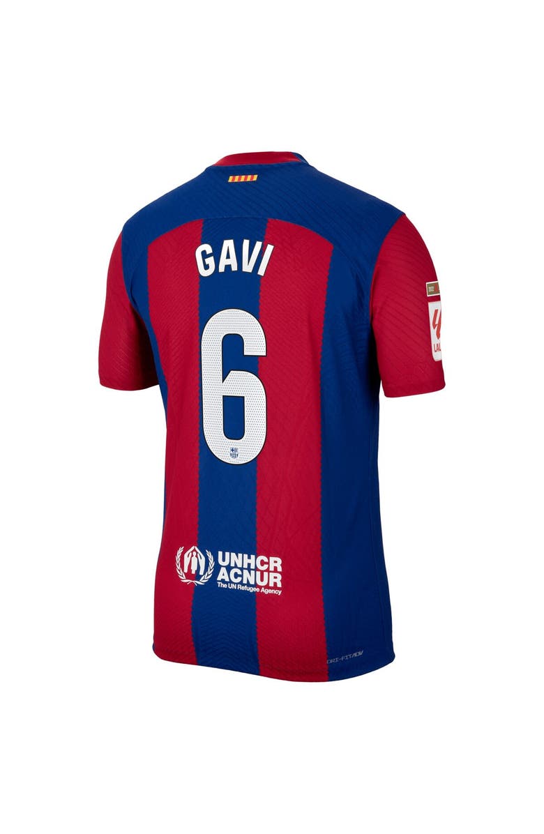 Nike Men's Nike Gavi Royal Barcelona 2023/24 Home Match Authentic Player Jersey, Alternate, color,